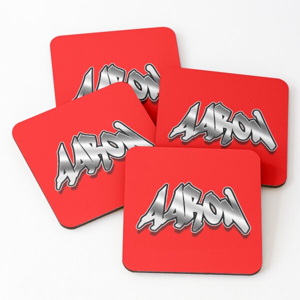 Item preview, "Aaron" in Graffiti style metal effect designed and sold by geograffeur.