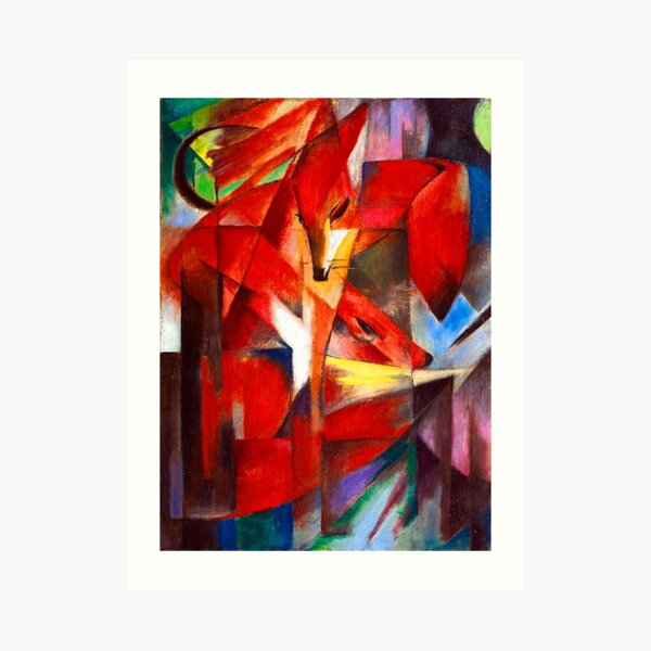 Franz Marc - Foxes Art Print
