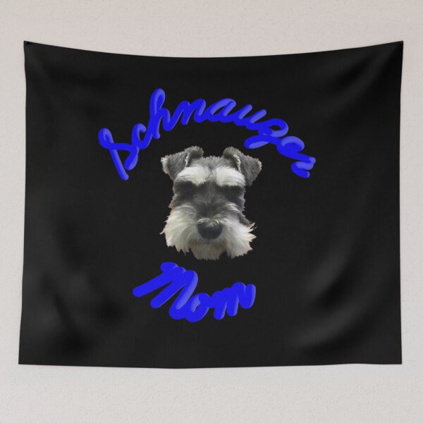 Item preview, Schnauzer Dog Mom Blue designed and sold by JWDesigns777.