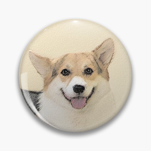Item preview, Pembroke Welsh Corgi Painting - Original Dog Art designed and sold by alpendesigns.