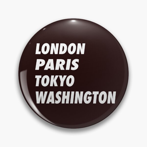 Item preview, Funny London Paris Tokyo Washington Design designed and sold by LGamble12345.