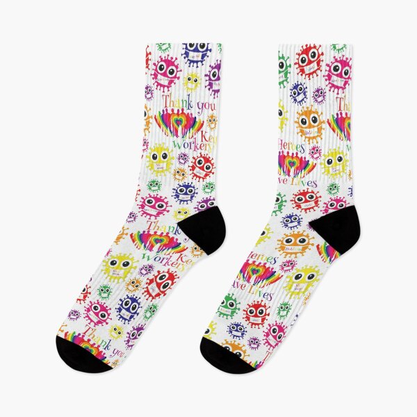Item preview, Thank you Rainbows - Covid 19 2020 designed and sold by HeckaDoodleDo.