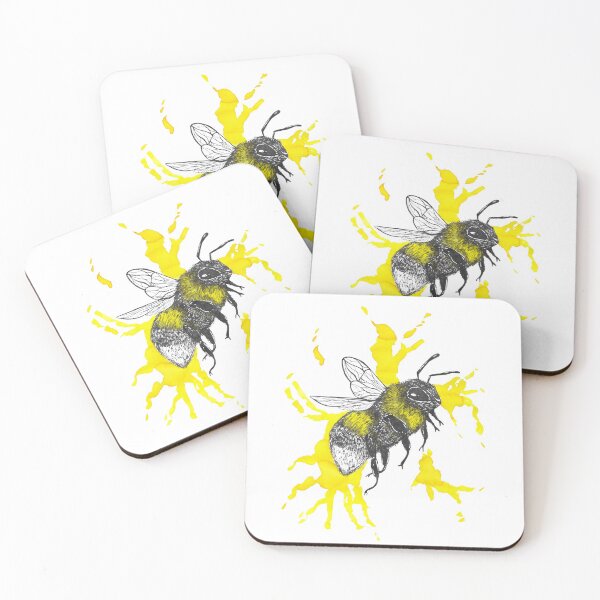 Item preview, Bumble Bee Honey Bee Watercolour Artwork designed and sold by Artbyjljones.