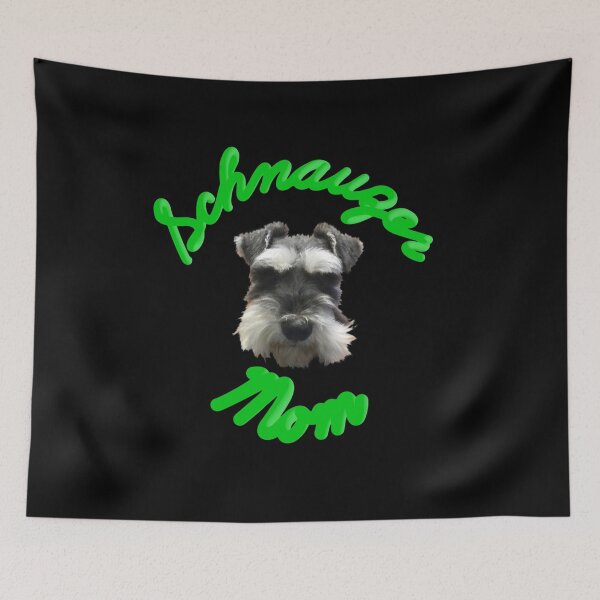 Item preview, Schnauzer Dog Mom Green designed and sold by JWDesigns777.