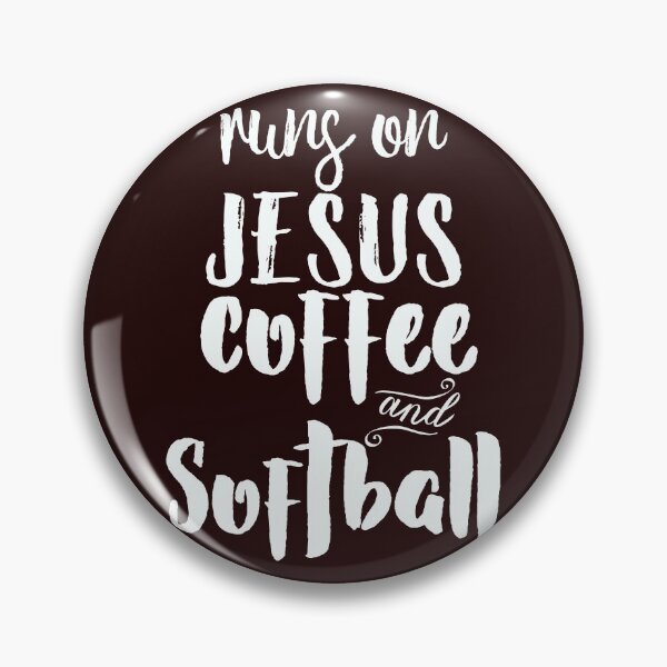 Item preview, Funny Classic Runs on Jesus Coffee & Softball Christian Faith designed and sold by LGamble12345.