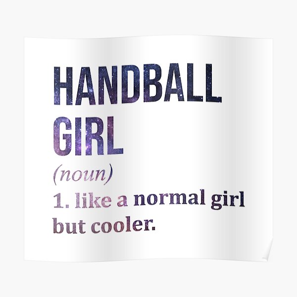 Poster Handball Redbubble