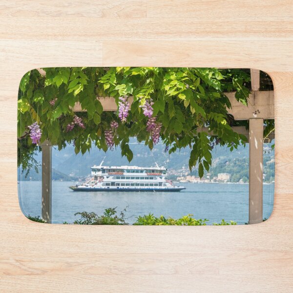 Item preview, Like a Picture in a Picture - Framing the Bellagio Ferry in Blooming Wisteria designed and sold by Georgia Mizuleva.