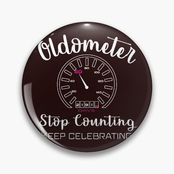 Item preview, Top Funny Oldometer 60th Birthday Gift Design White designed and sold by LGamble12345.