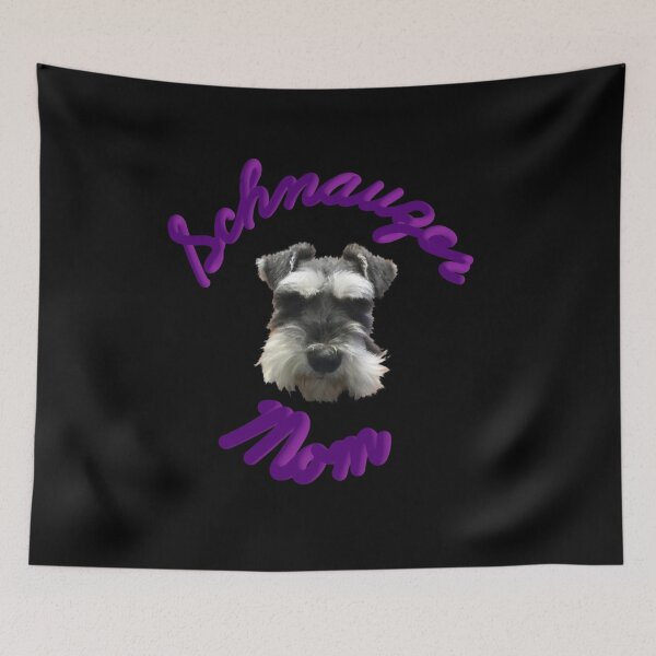 Item preview, Schnauzer Dog Mom 3D Purple designed and sold by JWDesigns777.
