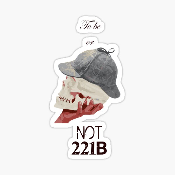 Sherlock/Hamlet Sticker