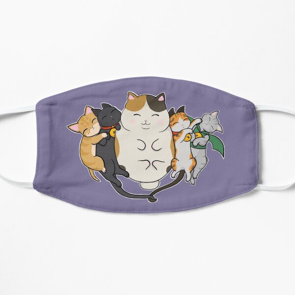 Sleepy Cats Flat Mask