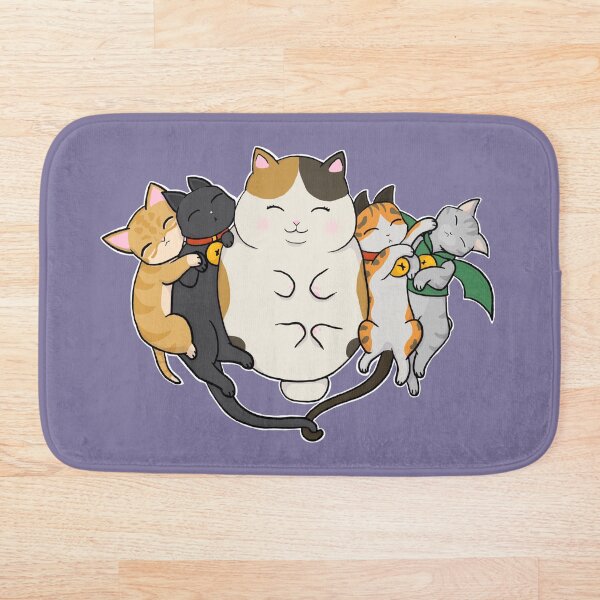 Sleepy Cats Bath Mat