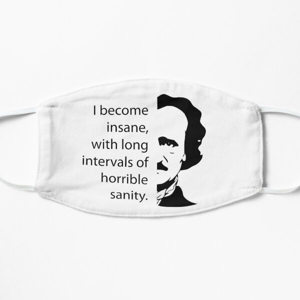 Edgar Allan Poe Flat Mask