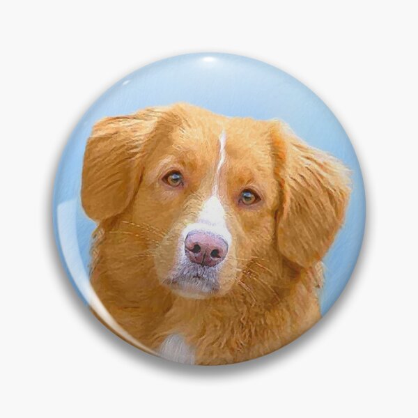 Item preview, Nova Scotia Duck Tolling Retriever Dog Painting designed and sold by alpendesigns.