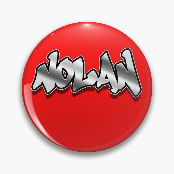 Item preview, "Nolan" in Graffiti style metal effect designed and sold by geograffeur.