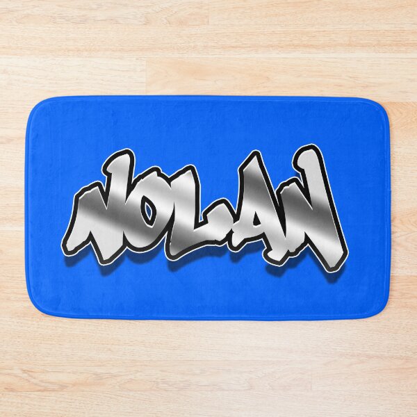 Item preview, "Nolan" in Graffiti style metal effect designed and sold by geograffeur.
