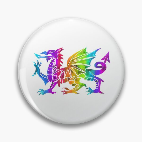 Item preview, Rainbow Welsh Dragon Draig Cymreig Cymraeg Wales Cymru designed and sold by Artbyjljones.