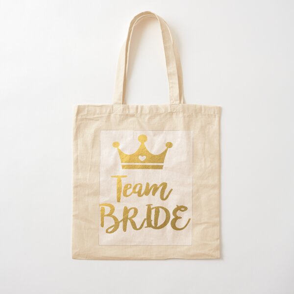 Team Bride Cotton Tote Bag
