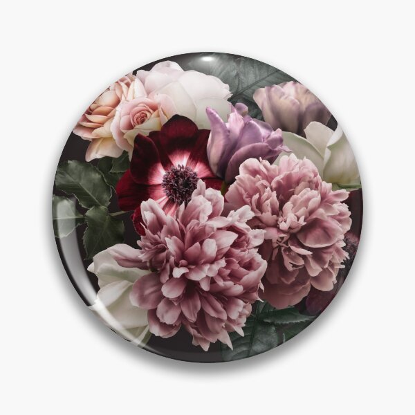 Item preview, Vintage bouquet of roses, peonies and anemones. designed and sold by RinaMDesigns.