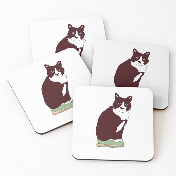 Item preview, Tux Cat on Tablet designed and sold by Pamelak58.