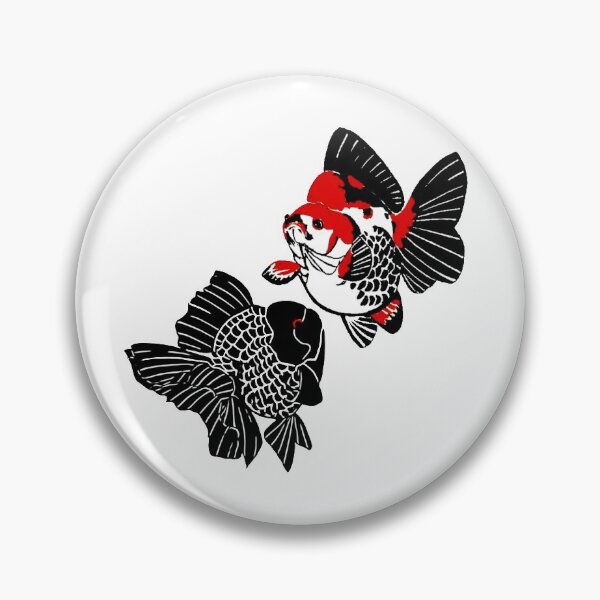Item preview, Ryukin Tri Color Oranda Full Black logo designed and sold by Nosnah.