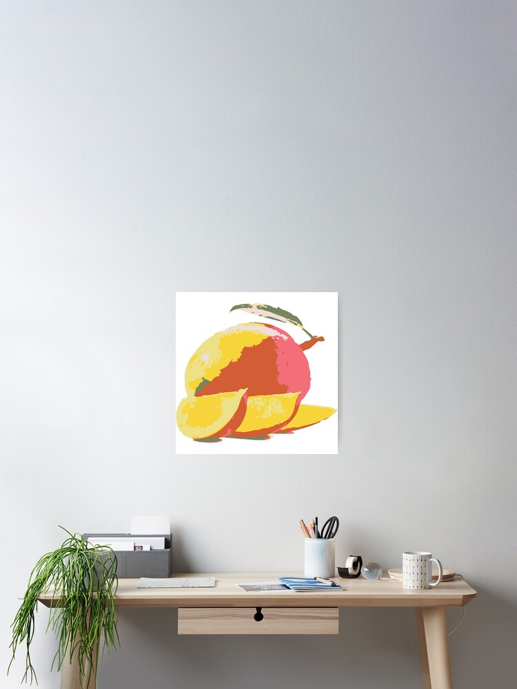 Thumbnail 2 of 3, Poster, mango designed and sold by Chillions.