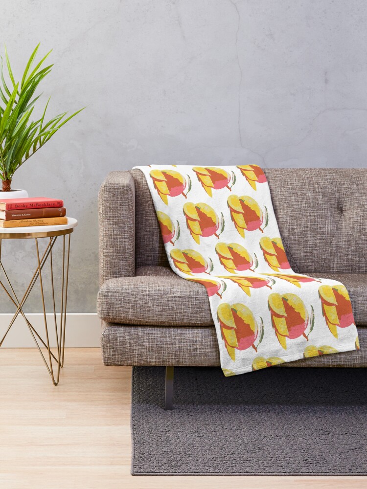 Thumbnail 2 of 6, Throw Blanket, mango designed and sold by Chillions.