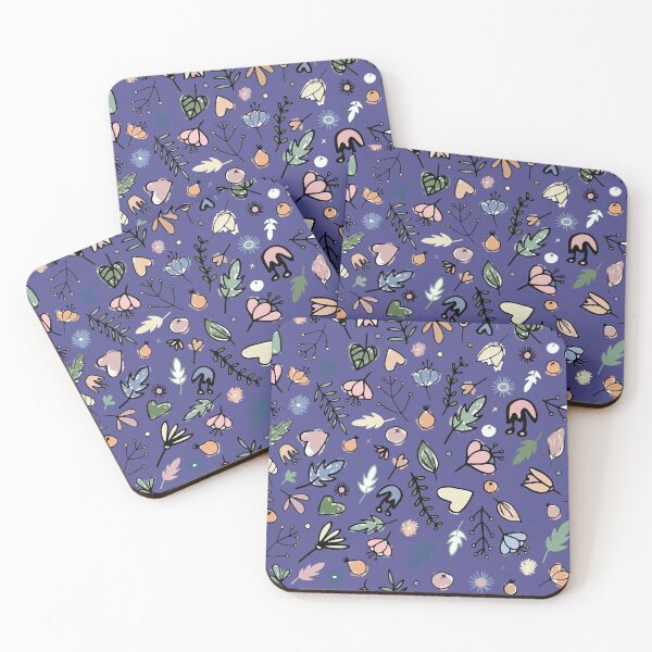 Item preview, Blue floral designed and sold by natgrose.