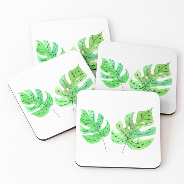 Artikelvorschau, Aquarell Philodendron Blätter entworfen und verkauft von daphsam.
