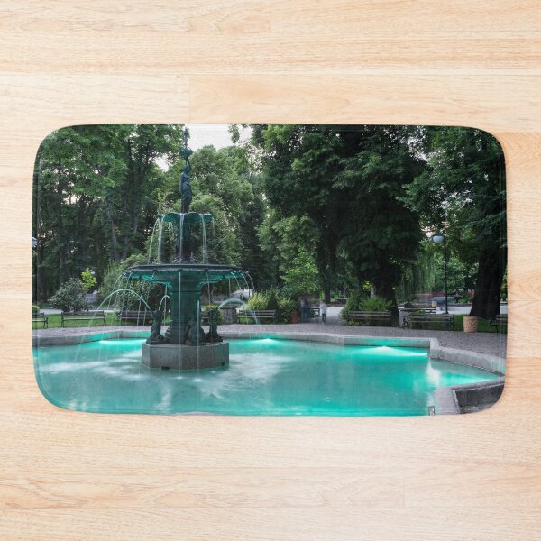 Item preview, Elegant Bronze Fountain Illuminated in Paolo Veronese Green designed and sold by Georgia Mizuleva.
