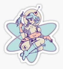Space Babe Sticker