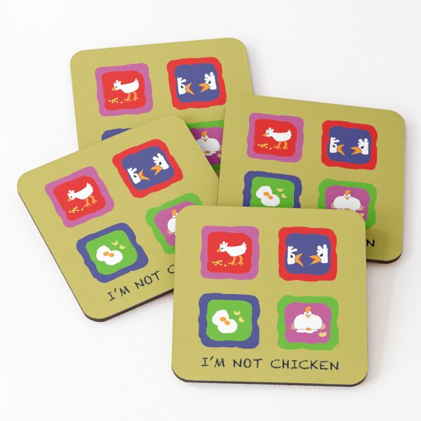 Item preview, I'm Not Chicken designed and sold by Neonyx2020.
