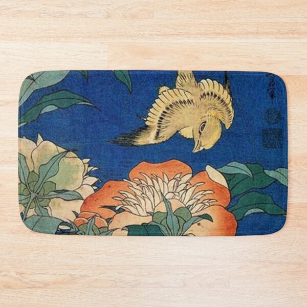 Item preview, Canary & Peony - Japanese art by Katsushika Hokusai designed and sold by vmajzlik.