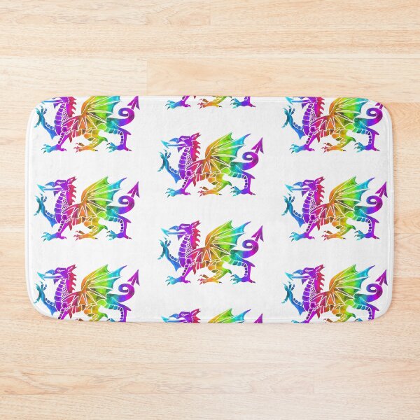 Item preview, Rainbow Welsh Dragon Draig Cymreig Cymraeg Wales Cymru designed and sold by Artbyjljones.