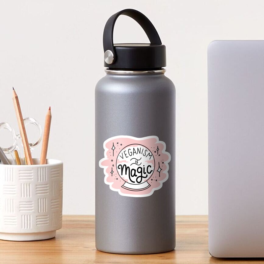 VEGANISM IS MAGIC Sticker
