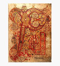 Page from the Book of Kells Photographic Print