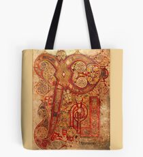 Page from the Book of Kells Tote Bag