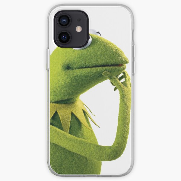 Kermit Contemplating, an aesthetic iPhone Soft Case