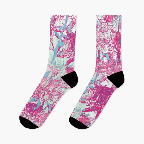 Item preview, patrón de flores eperimental - flores deconstruidas designed and sold by naiverider.