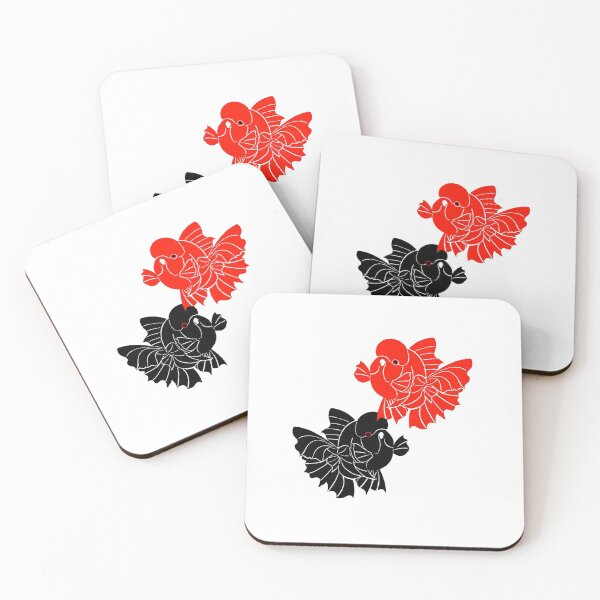 Item preview, Oranda Fancy Goldfish Full Red Full Black logo 3 designed and sold by Nosnah.