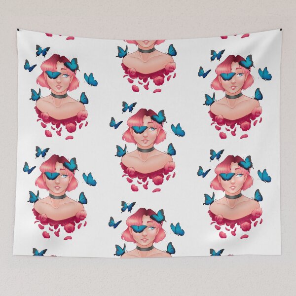 Item preview, Butterfly tea - Raspberry designed and sold by Aledoodlegirl.