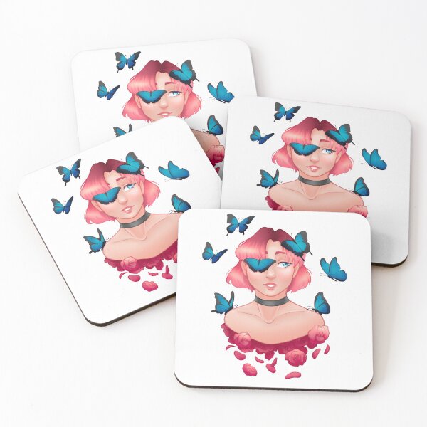Item preview, Butterfly tea - Raspberry designed and sold by Aledoodlegirl.