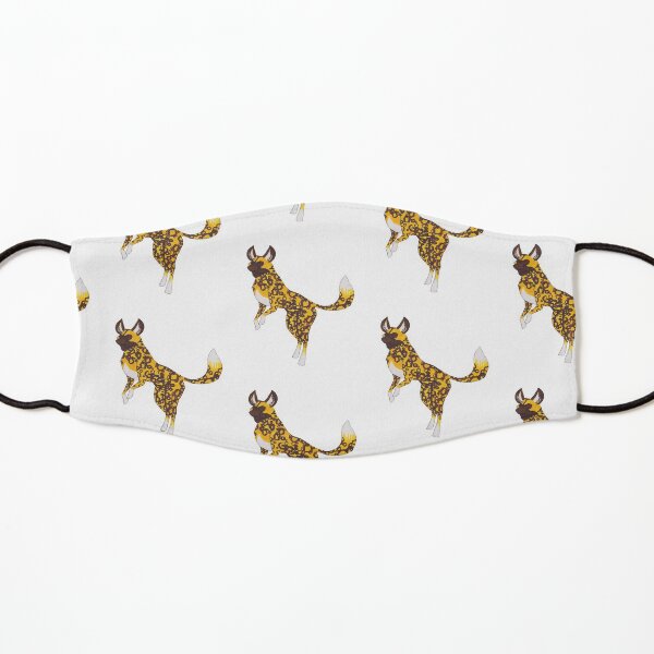 Curious Painted Hunting Dog Kids Mask