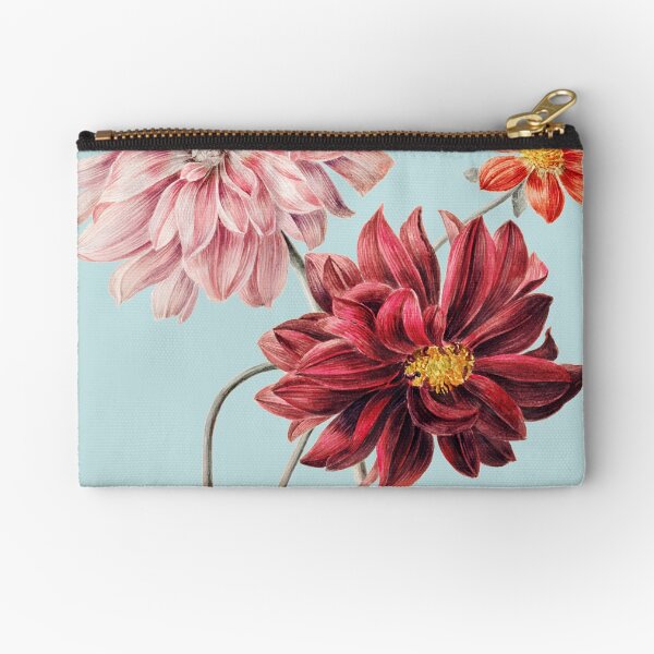 Item preview, Vintage dahlias illustration designed and sold by Flamin' Galah.