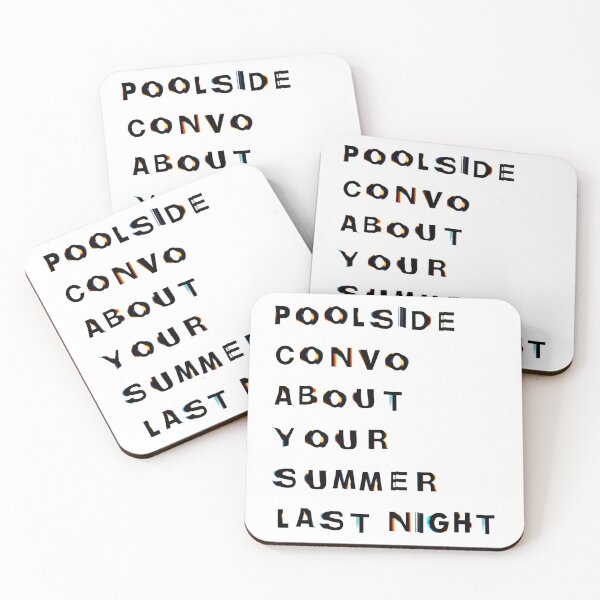 Item preview, Poolside Convo - Frank Ocean - Self Control designed and sold by OliverBjorgan.