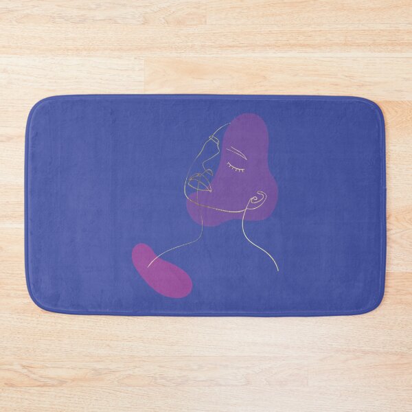 Item preview, Abstract Line Art Woman | Bold Purple designed and sold by SoNifty.