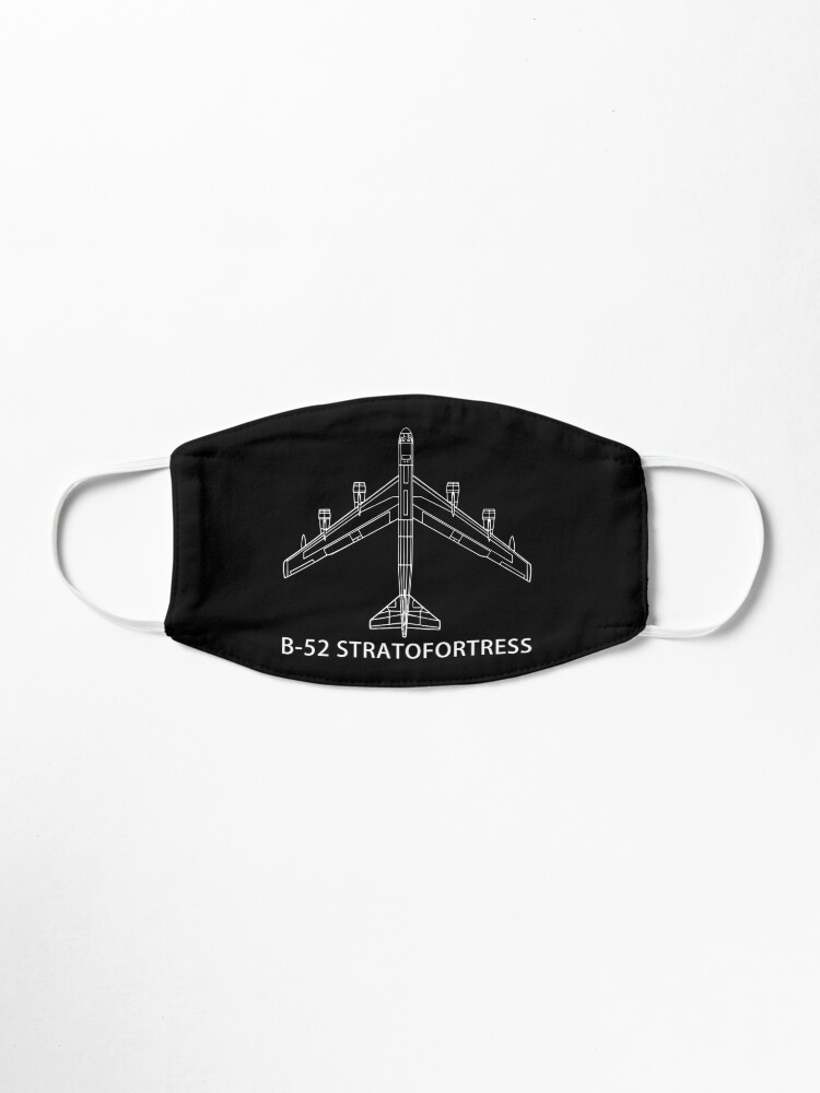 Alternate view of B-52 Stratofortress Bomber Plane Gift Schematic Blueprint Mask