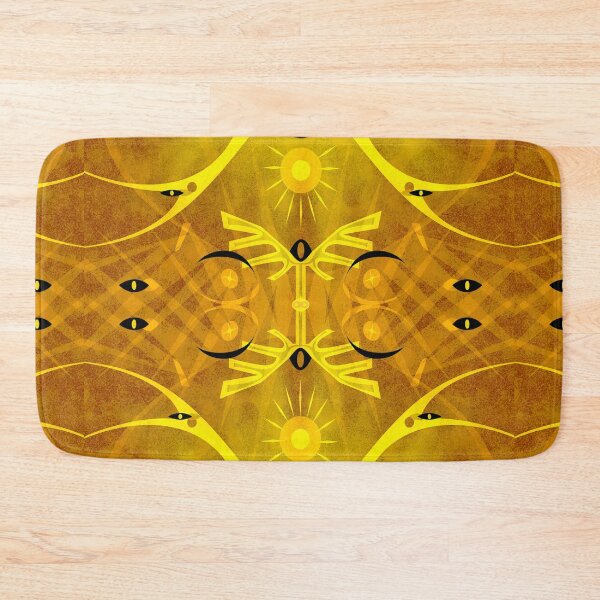 Item preview, Ephemeral Vision - Golden Earth colours - small repeat pattern designed and sold by 40degreesSouth.