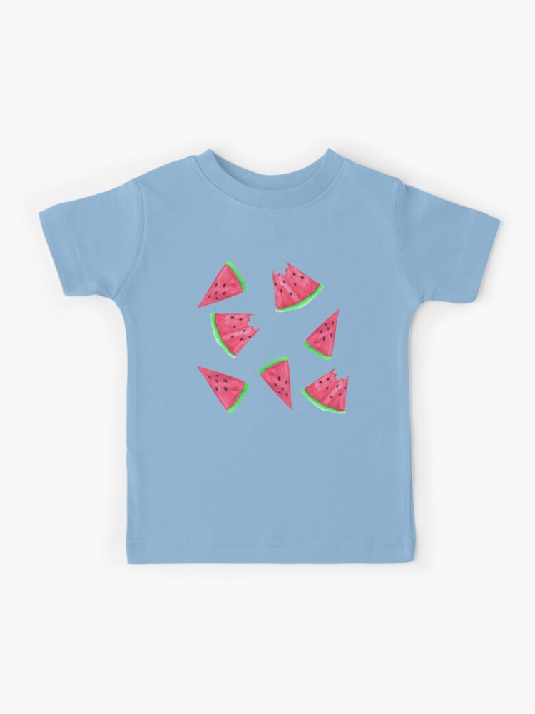 Summer Watermelon Fun Kids T Shirt By Frostie88 Redbubble - watermelon shirt roblox