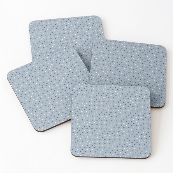 Item preview, Blue Polka Dots on Grey Background - Classic Print for a Reason. designed and sold by cgroenewald.
